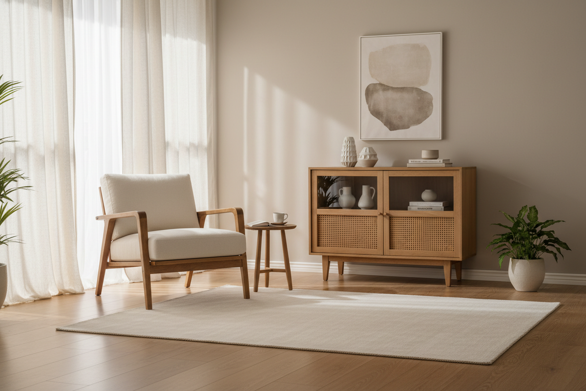 Cozy Scandinavian Living Corner